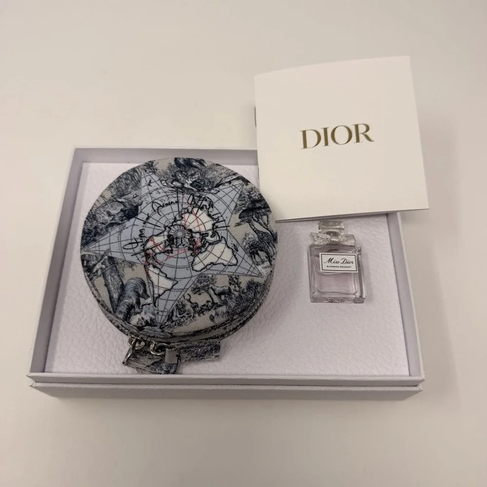 DIOR Around The World Travel Jewelry Case & Miss Dior Blooming Bouquet Gift Set